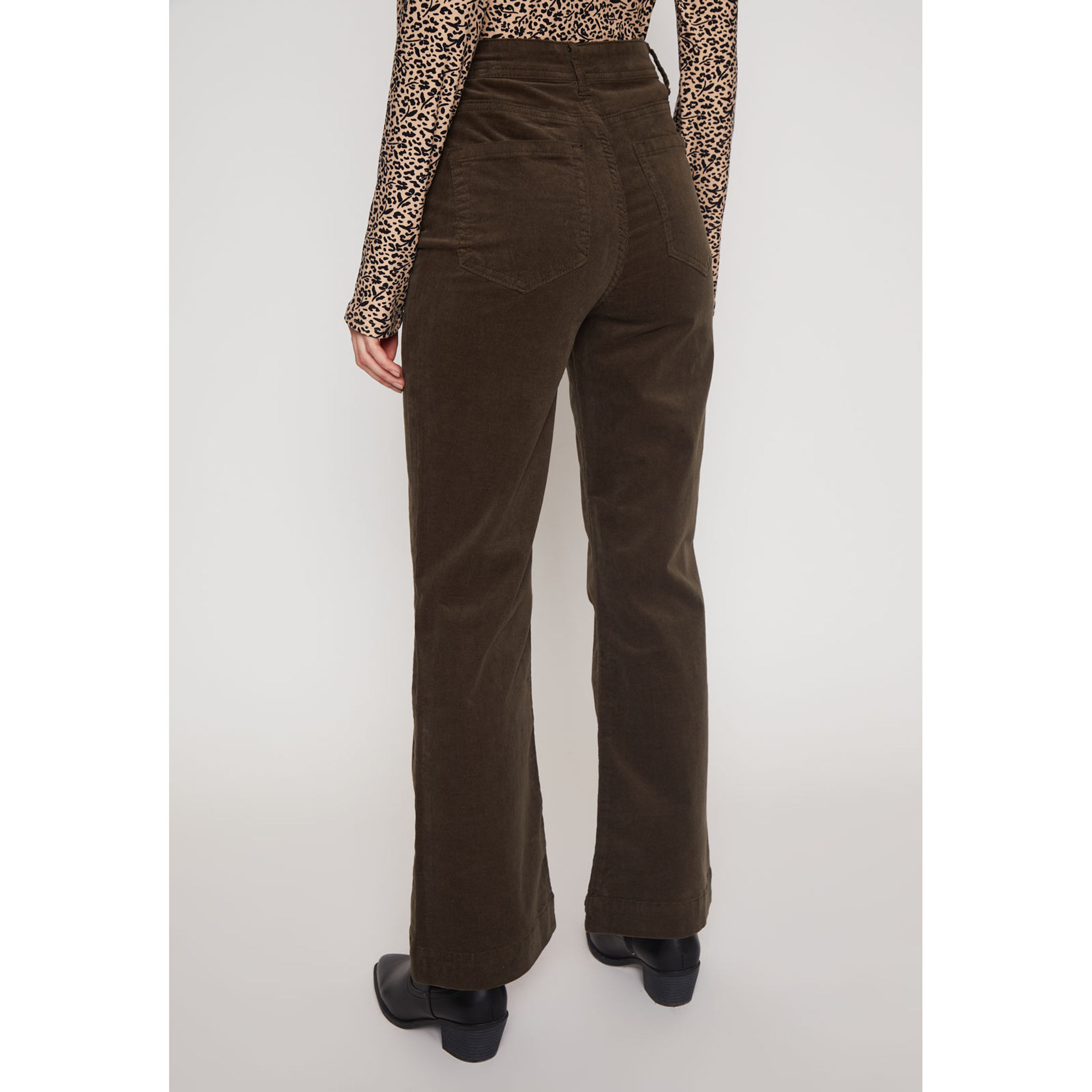 Pantalón Flare Mujer Verde Familyshop 3