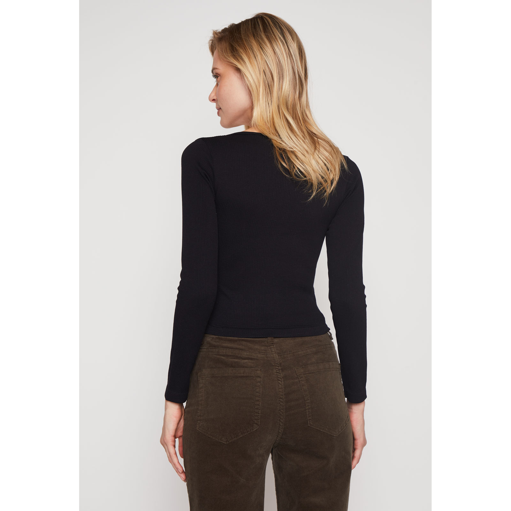 Polera Seamless Gina Mujer Negro Familyshop 3