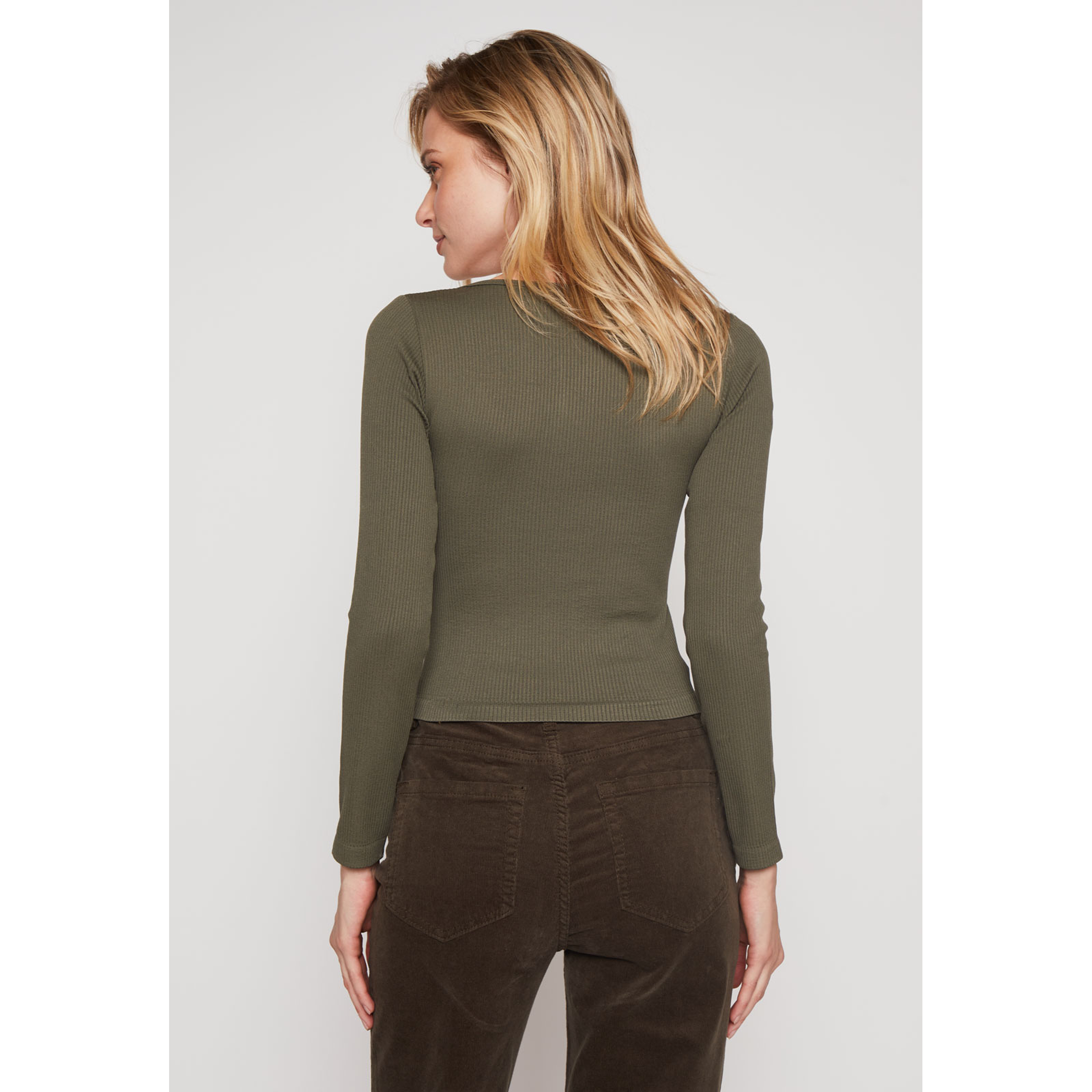 Polera Seamless Gina Mujer Verde Familyshop 3