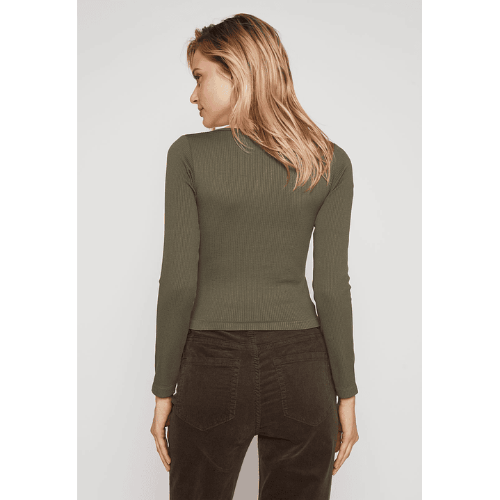 Polera Seamless Gina Mujer Verde Familyshop 3