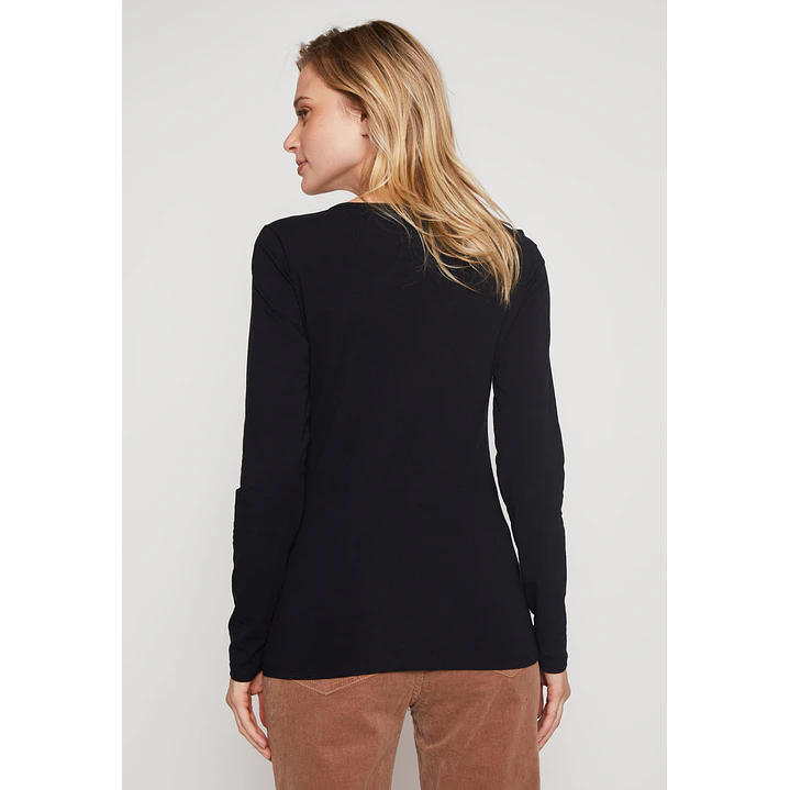 Camiseta Primera Capa Mujer Negro Familyshop 3