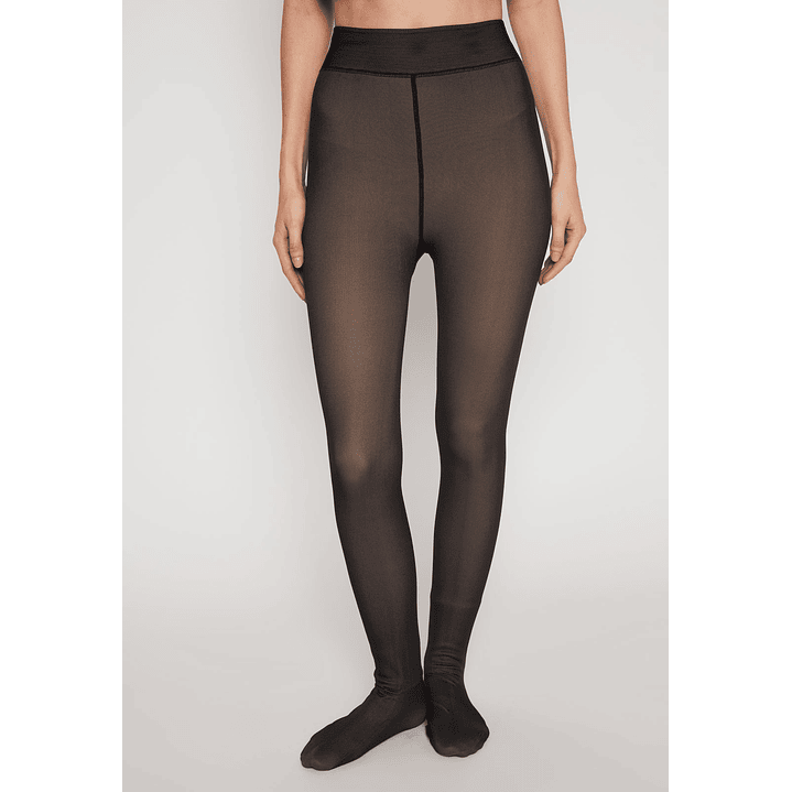 Calza Polar Mujer Negro Familyshop 1