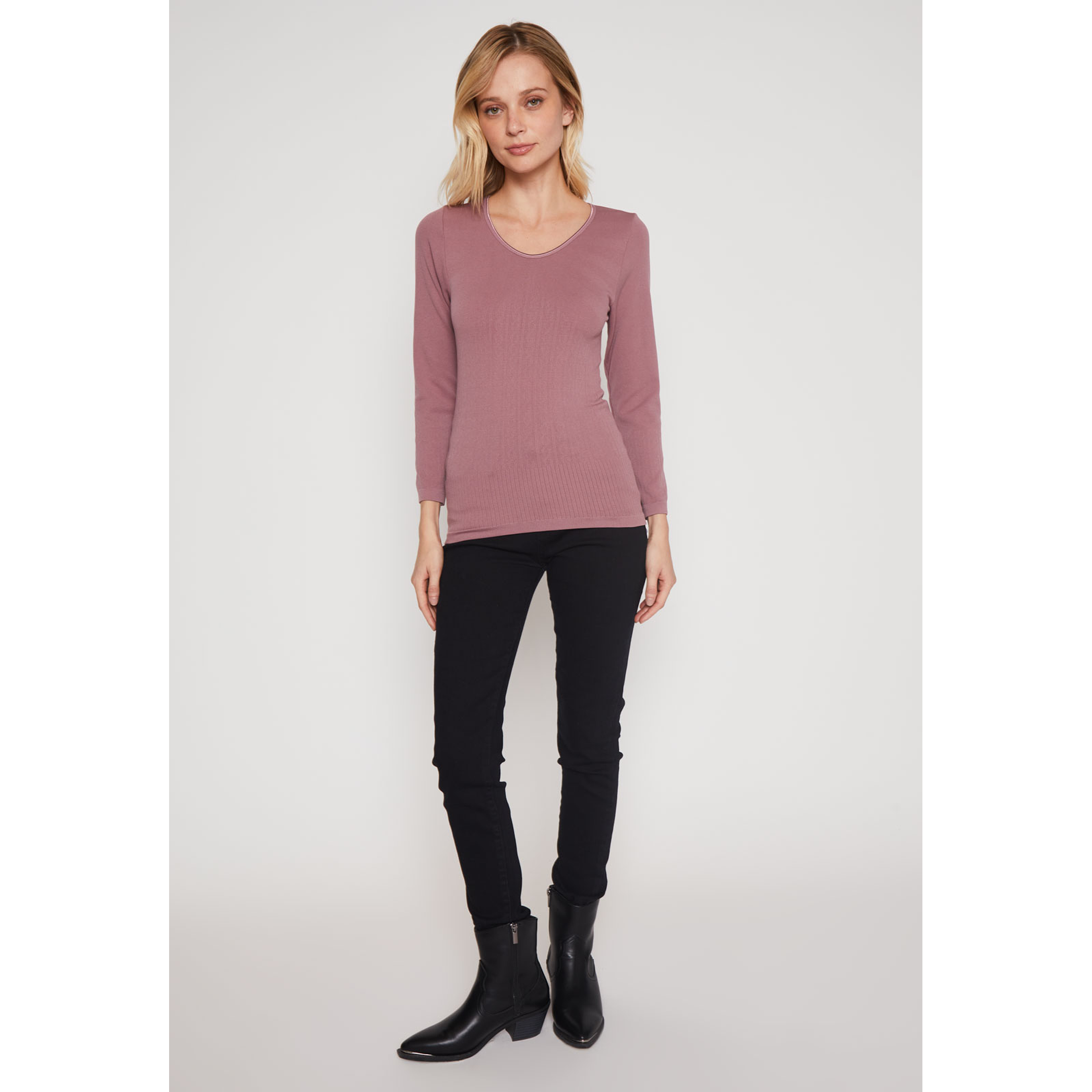 Camiseta Primera Capa Mujer Rosado Familyshop 4