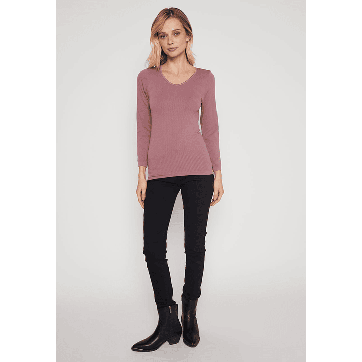 Camiseta Primera Capa Mujer Rosado Familyshop 4