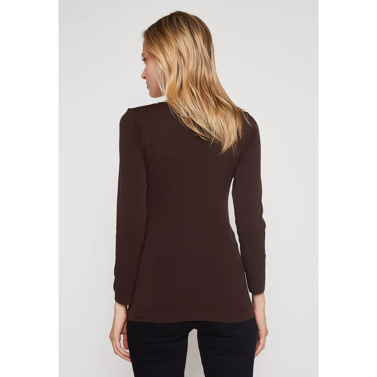 Camiseta Primera Capa Mujer Café Familyshop 3