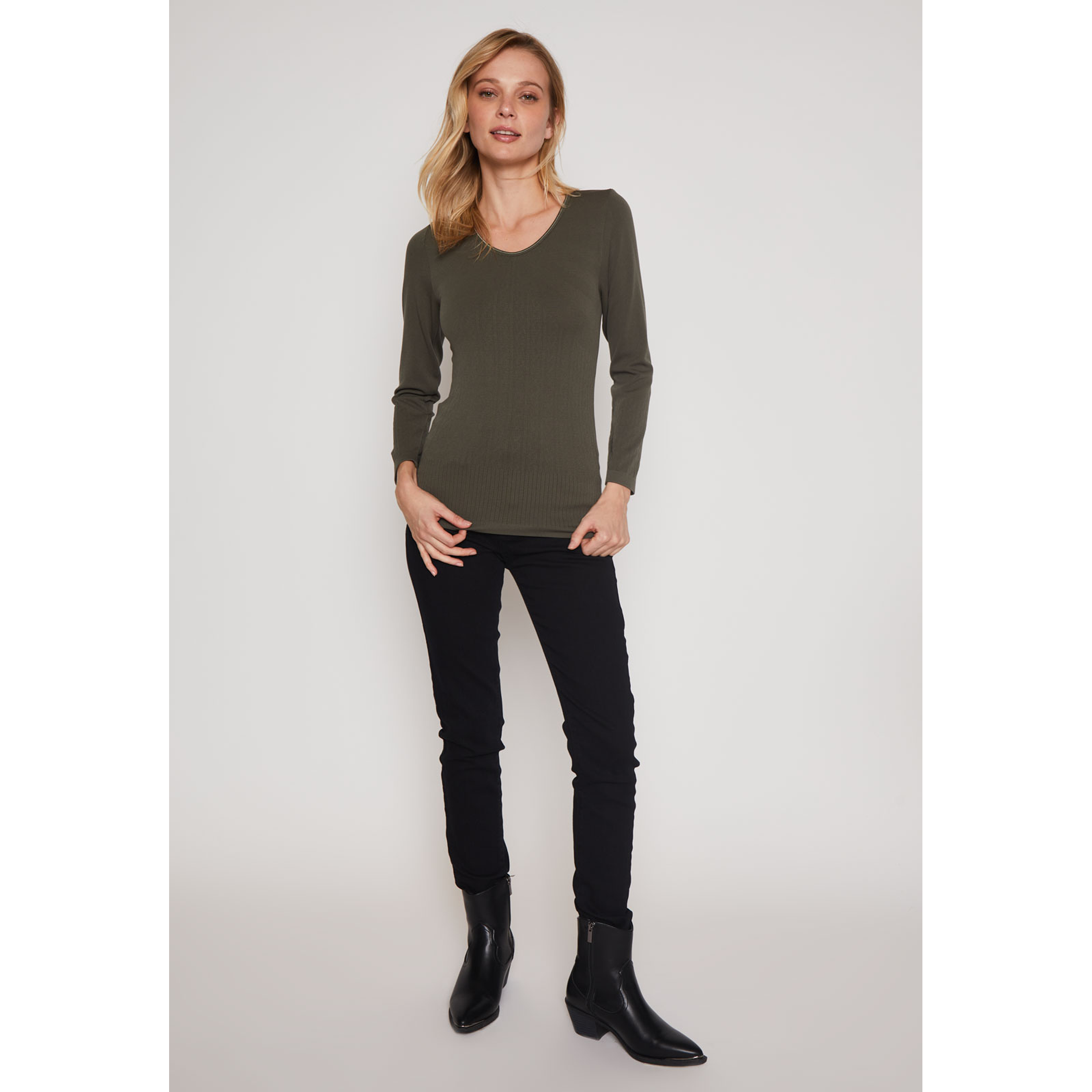 Camiseta Primera Capa Mujer Verde Familyshop 4