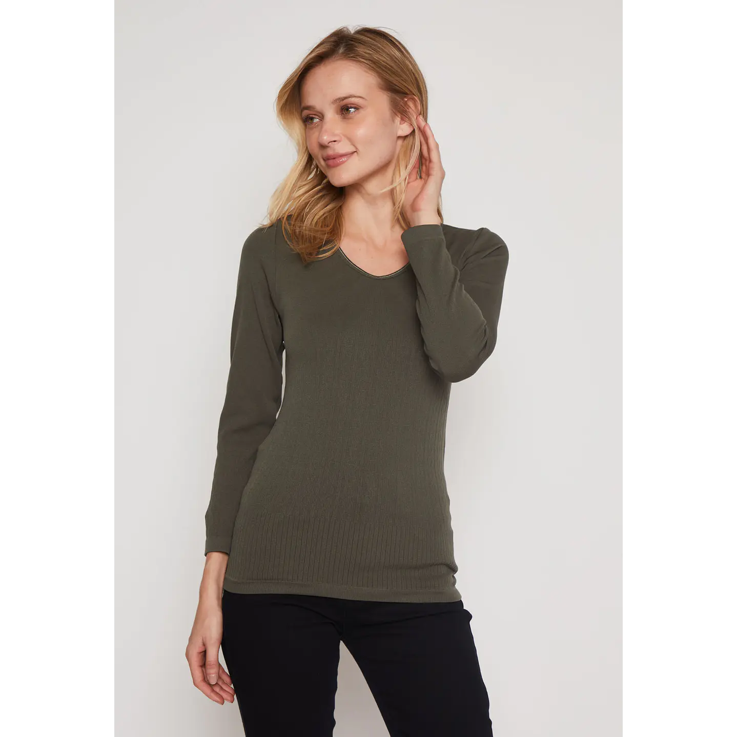 Camiseta Primera Capa Mujer Verde Familyshop 1