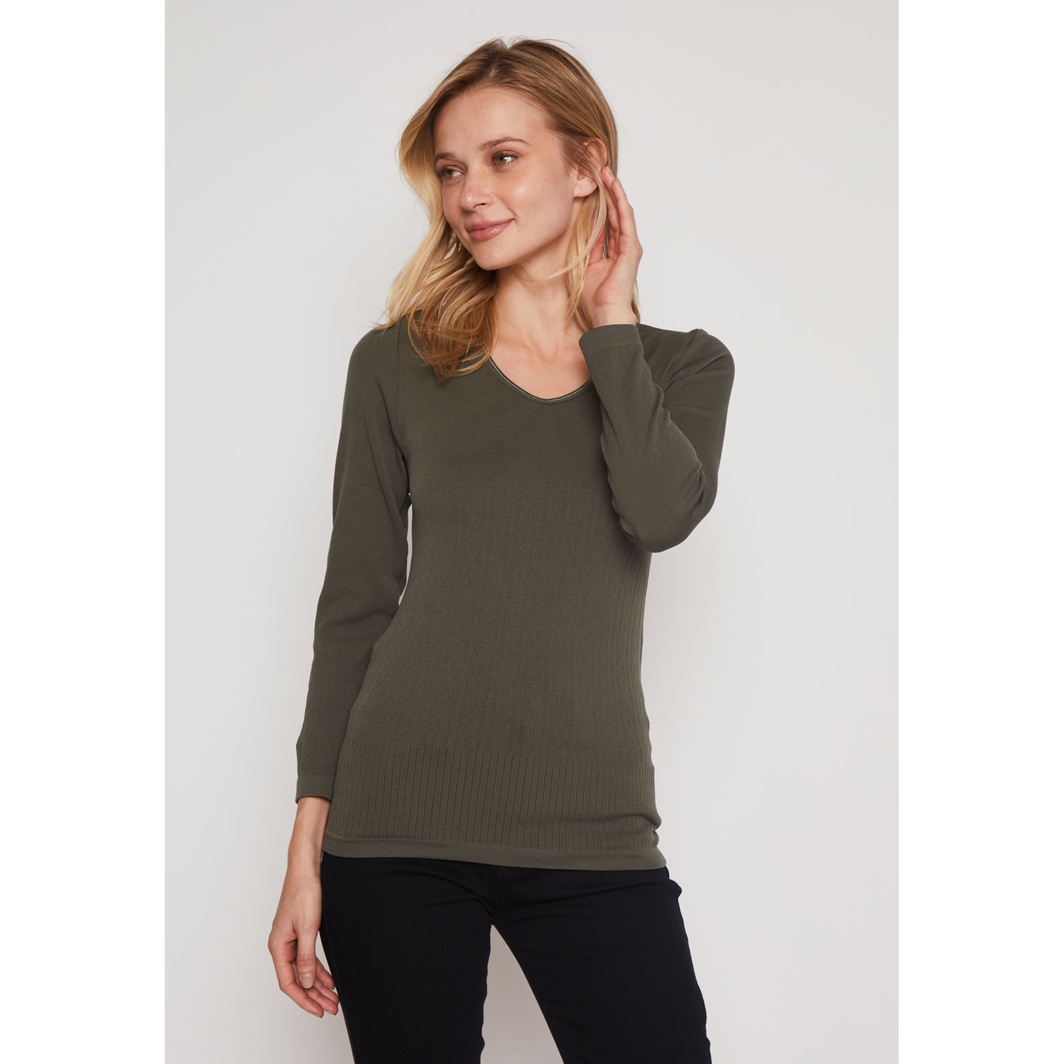 Camiseta Primera Capa Mujer Verde Familyshop 1