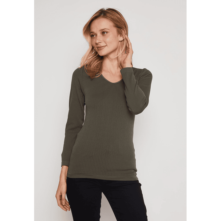 Camiseta Primera Capa Mujer Verde Familyshop 1