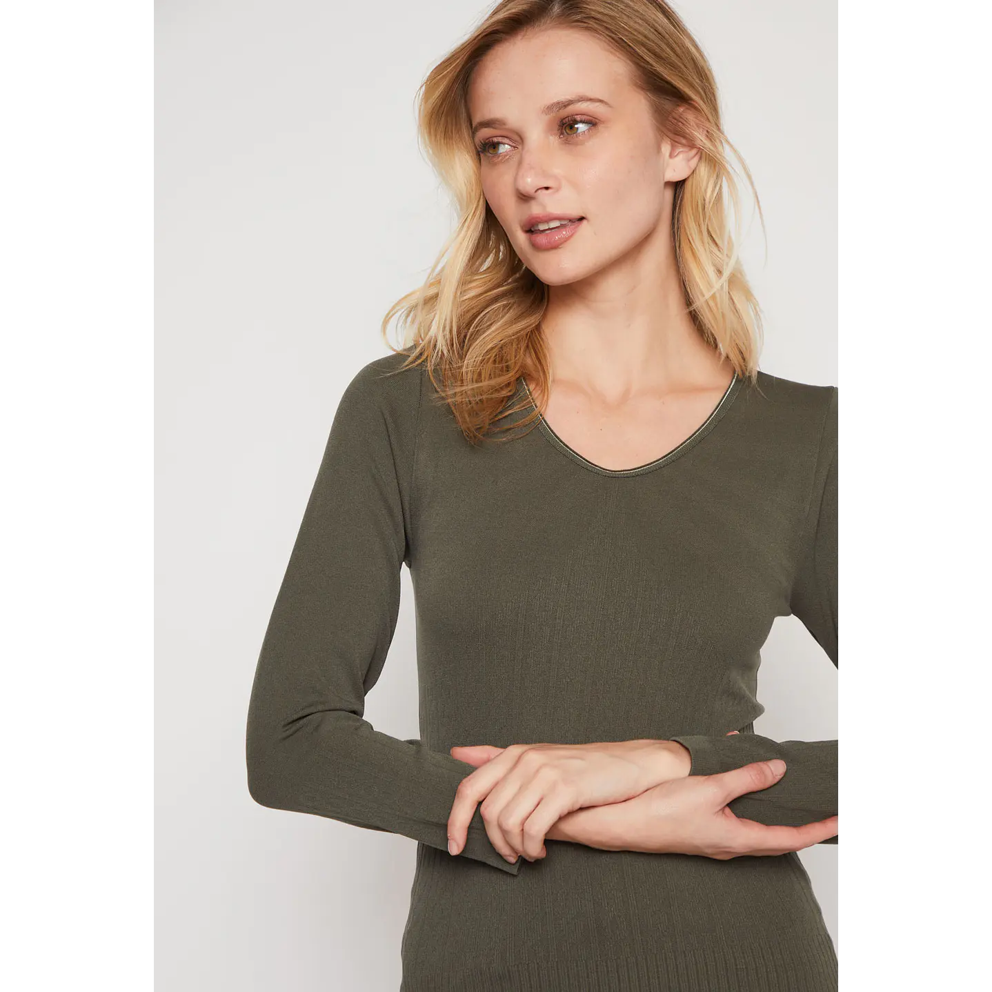 Camiseta Primera Capa Mujer Verde Familyshop 2