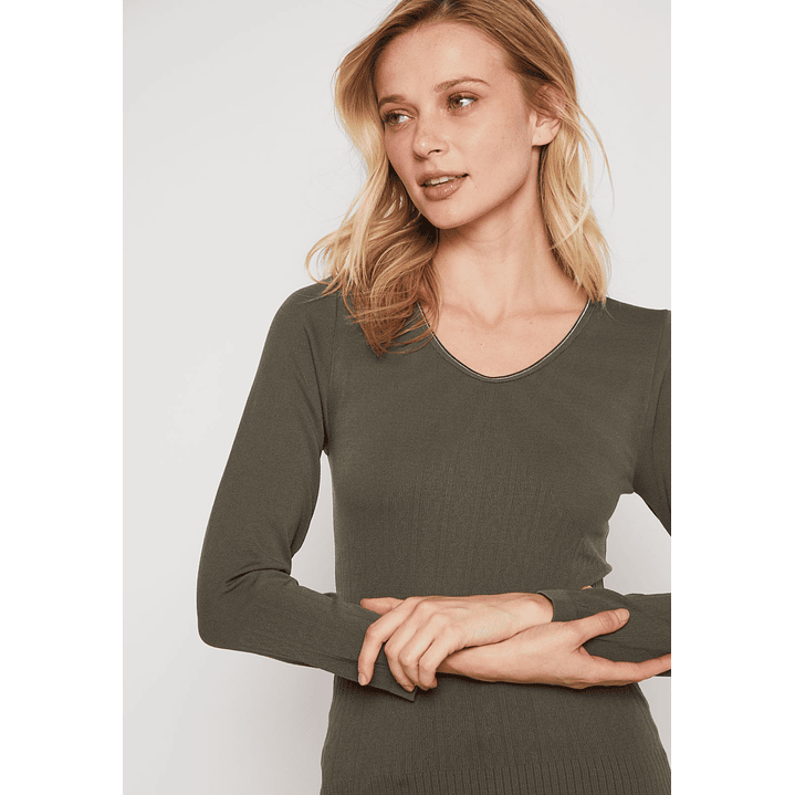 Camiseta Primera Capa Mujer Verde Familyshop 2