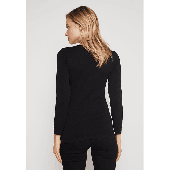 Camiseta Primera Capa Mujer Negro Familyshop 3