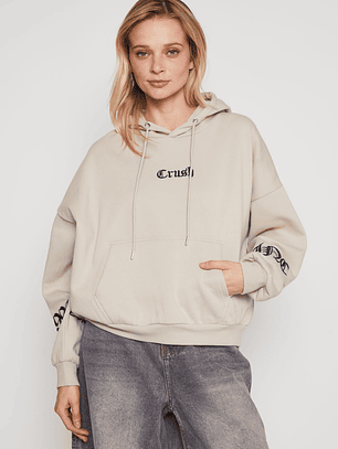 Polerón Bordado Bord Mujer Beige Familyshop