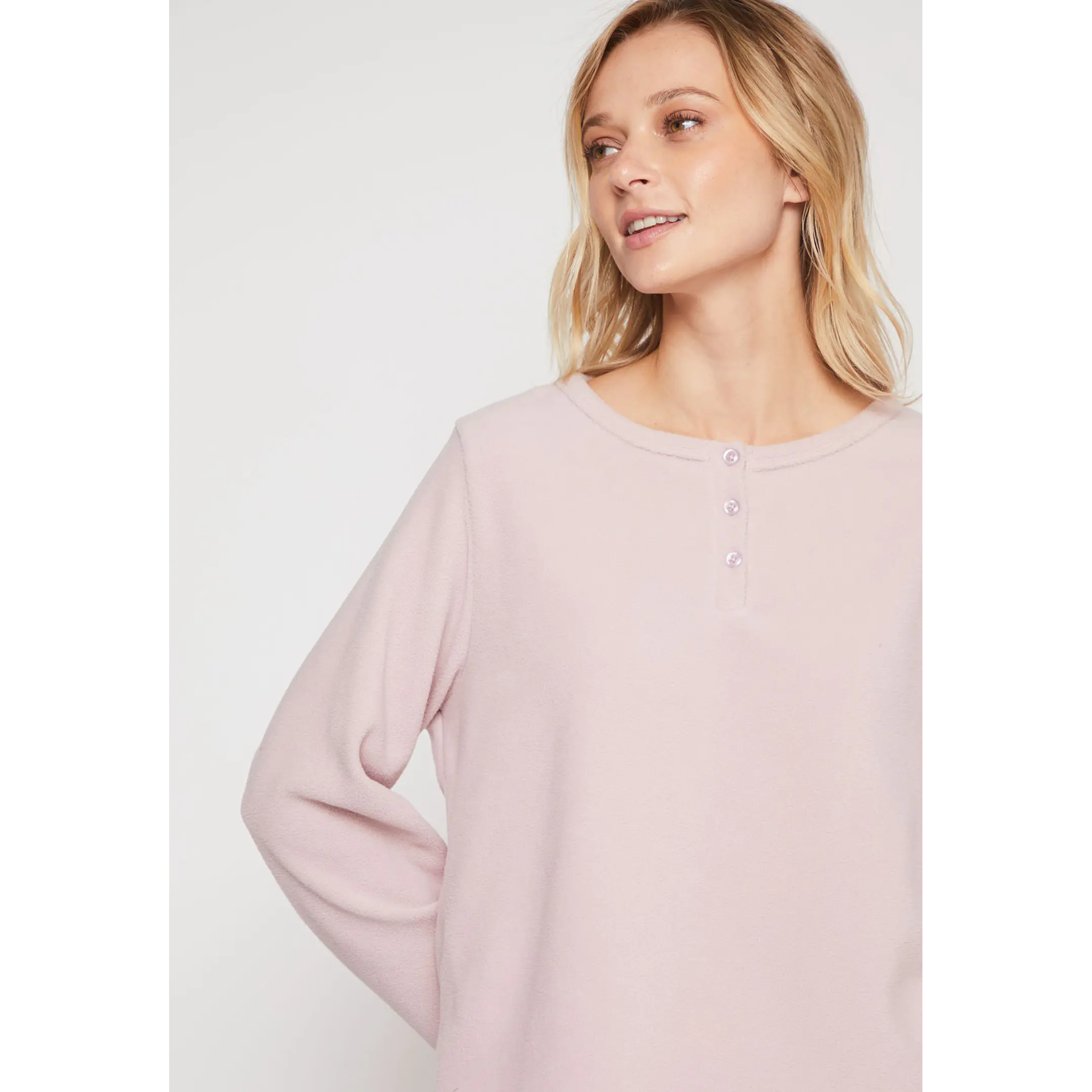 Pijama Polar Mujer Rosado Familyshop 4