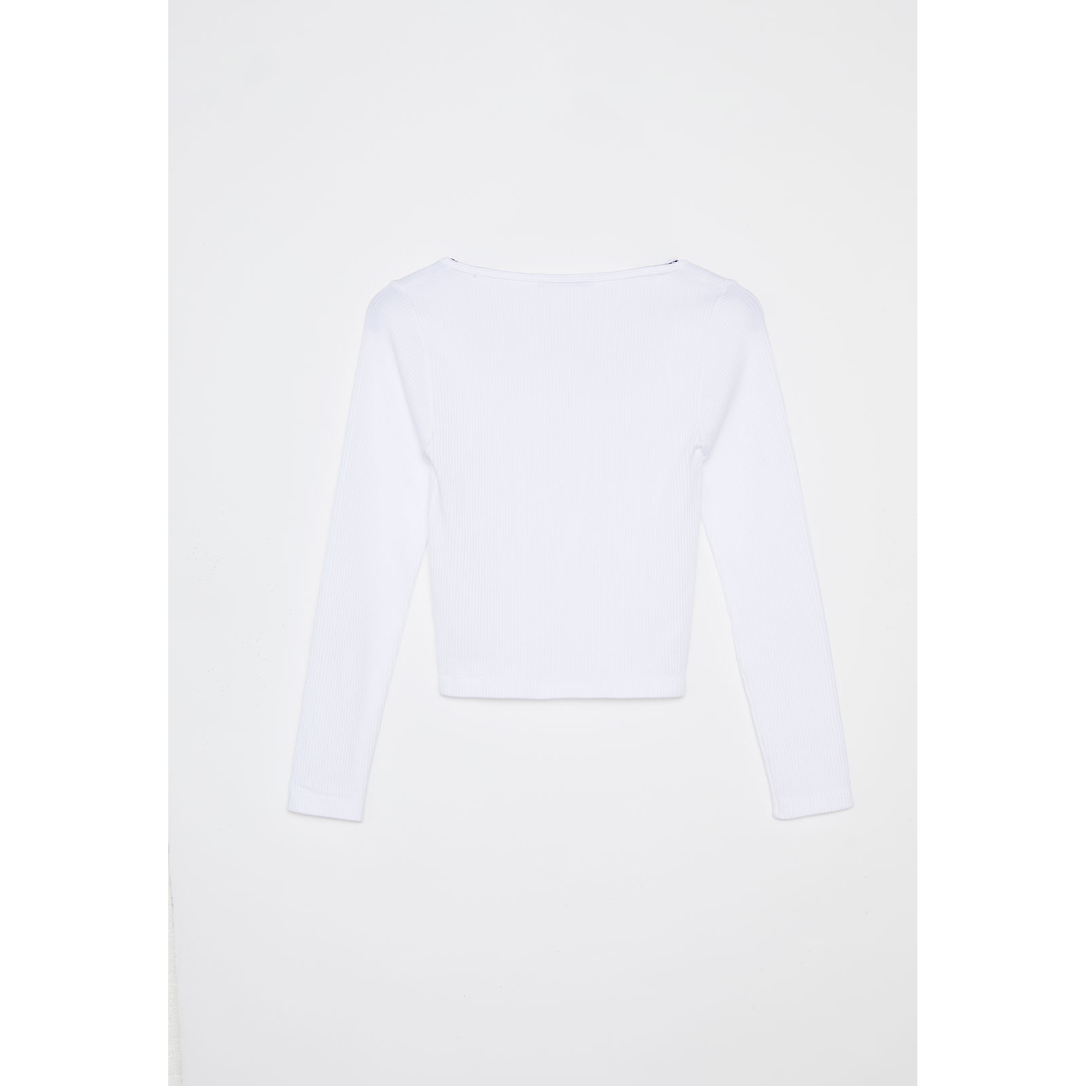 Polera Seamless Mujer Blanco Familyshop 2