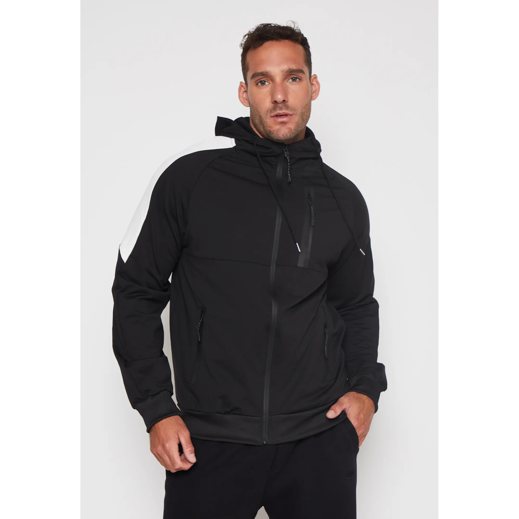 Polerón Deportivo Hombre Negro Familyshop 1