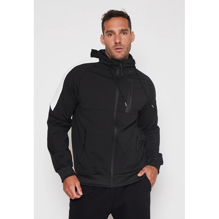 Polerón Deportivo Hombre Negro Familyshop 1