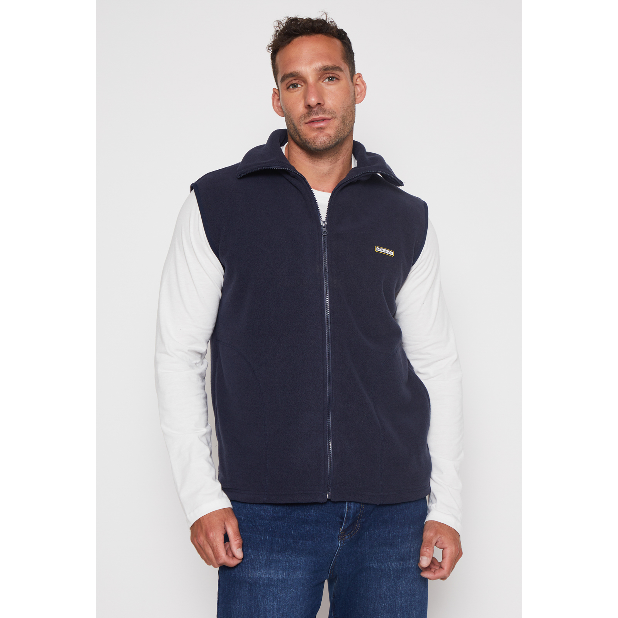 Polar Costuras Hombre Azul Familyshop 1