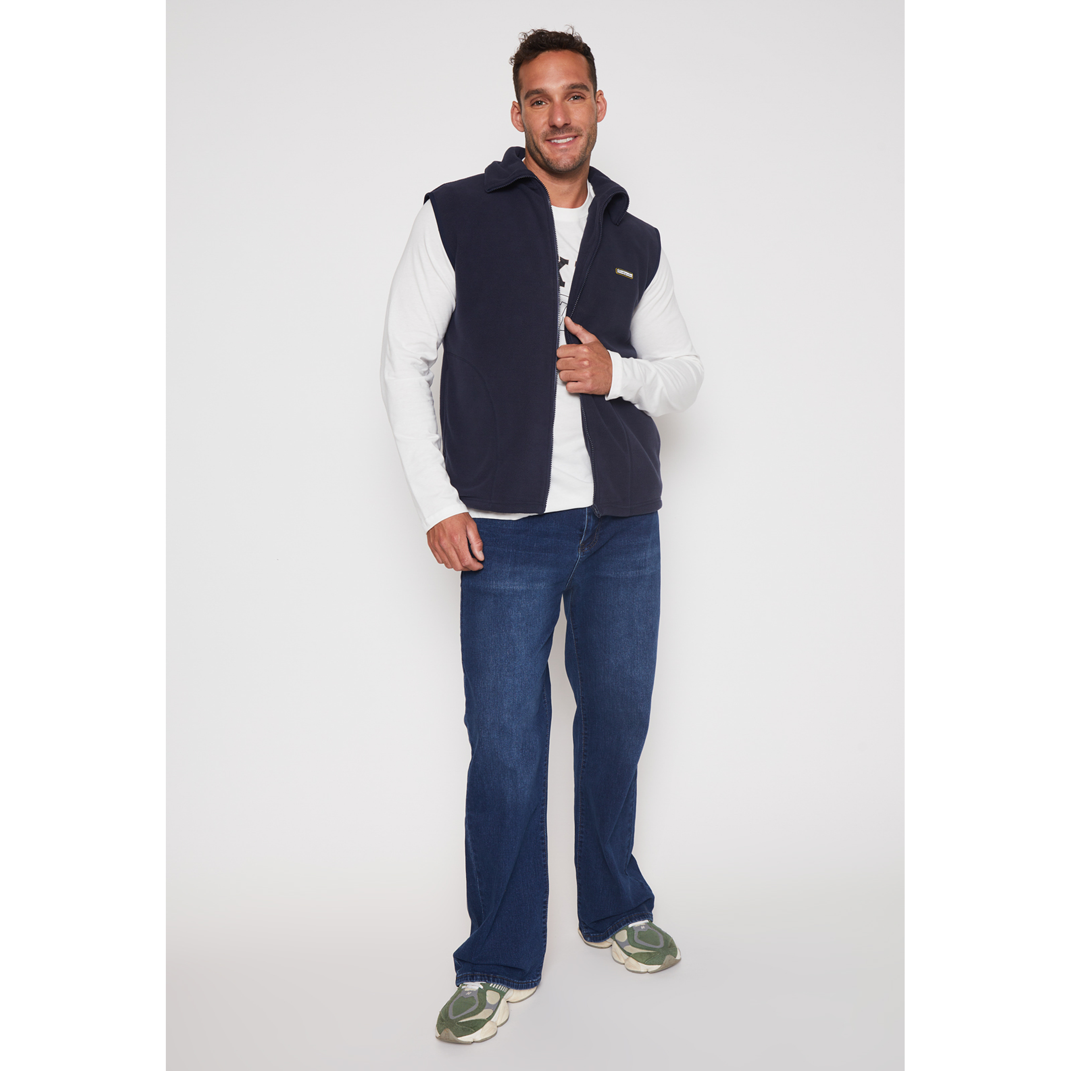 Polar Costuras Hombre Azul Familyshop 3