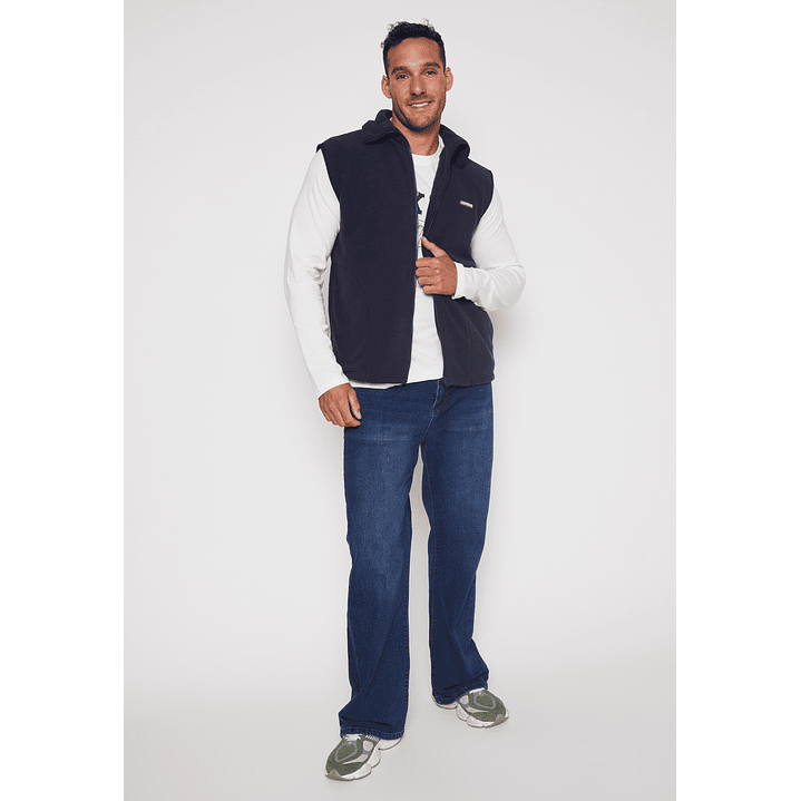 Polar Costuras Hombre Azul Familyshop 3