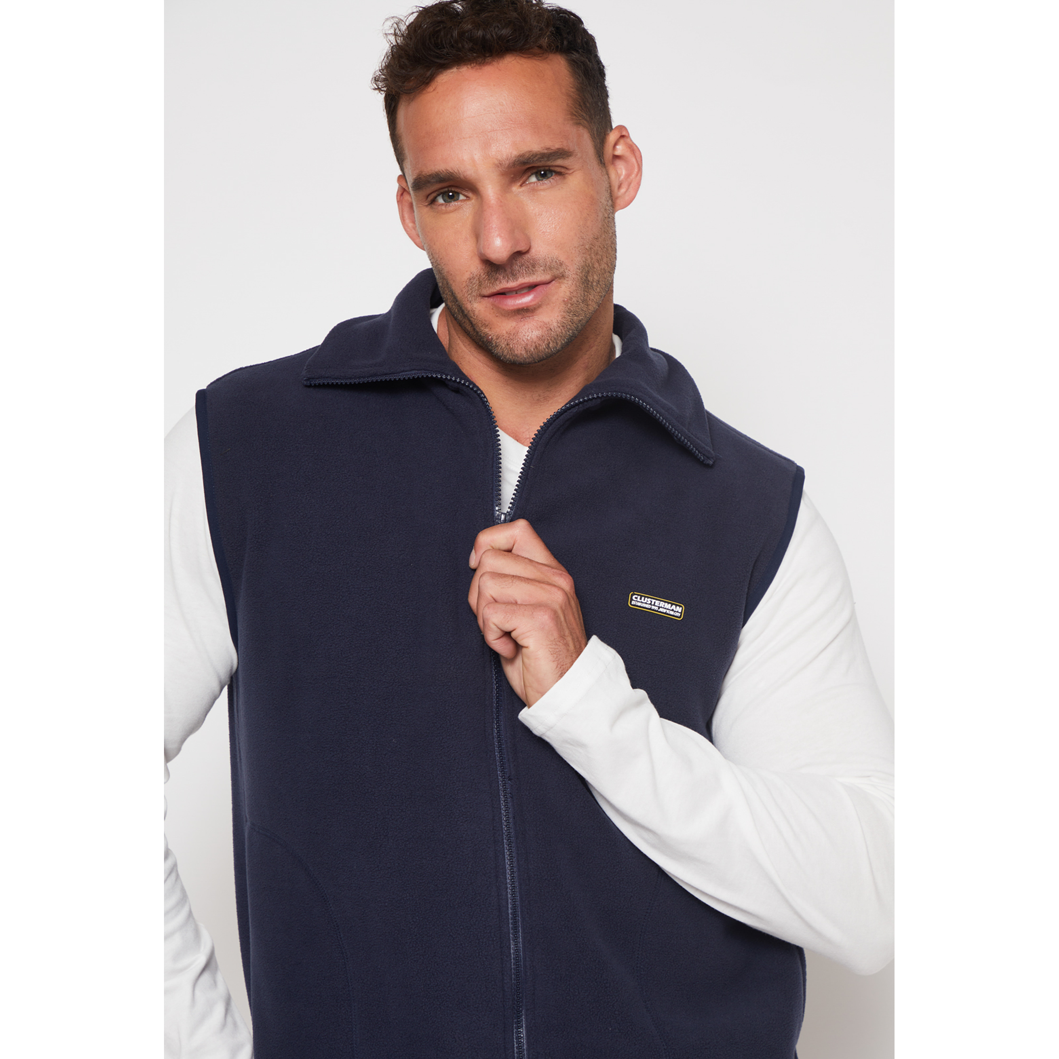 Polar Costuras Hombre Azul Familyshop 4