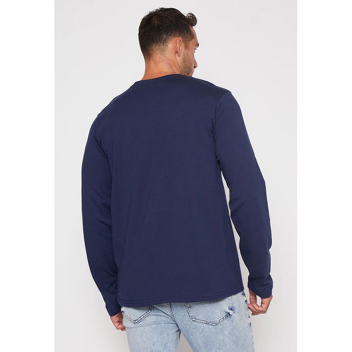 Polera Basic Hombre Azul Familyshop 3