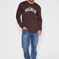 Polera Basic Hombre Café Familyshop - Miniatura 4