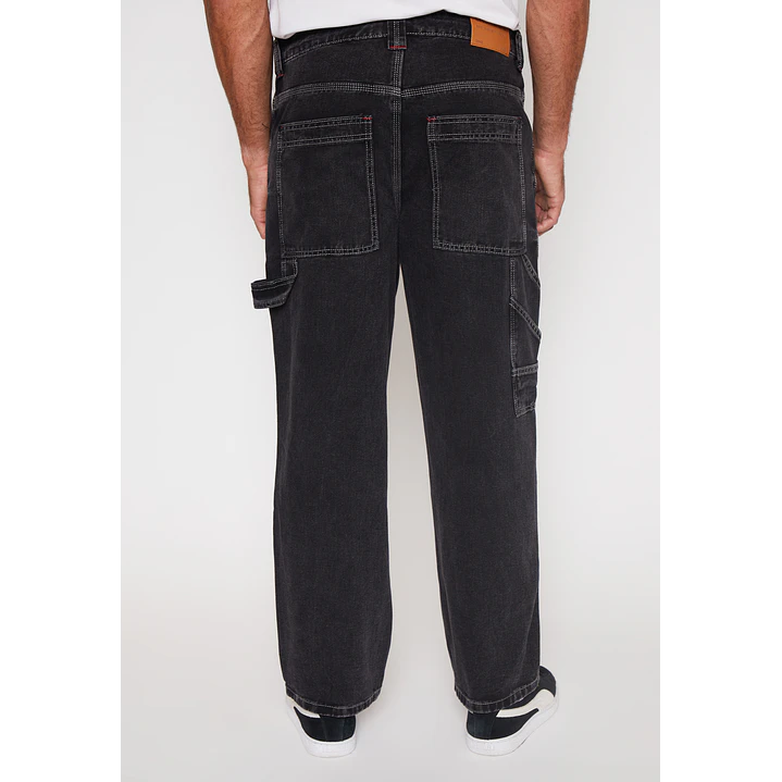 Jeans Slim Carpintero Hombre Negro Familyshop 3
