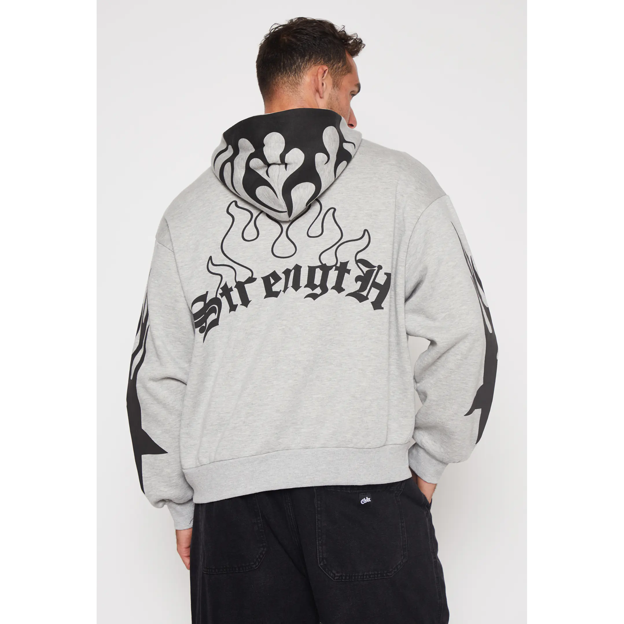 Polerón Boxy Hombre Gris Familyshop 2