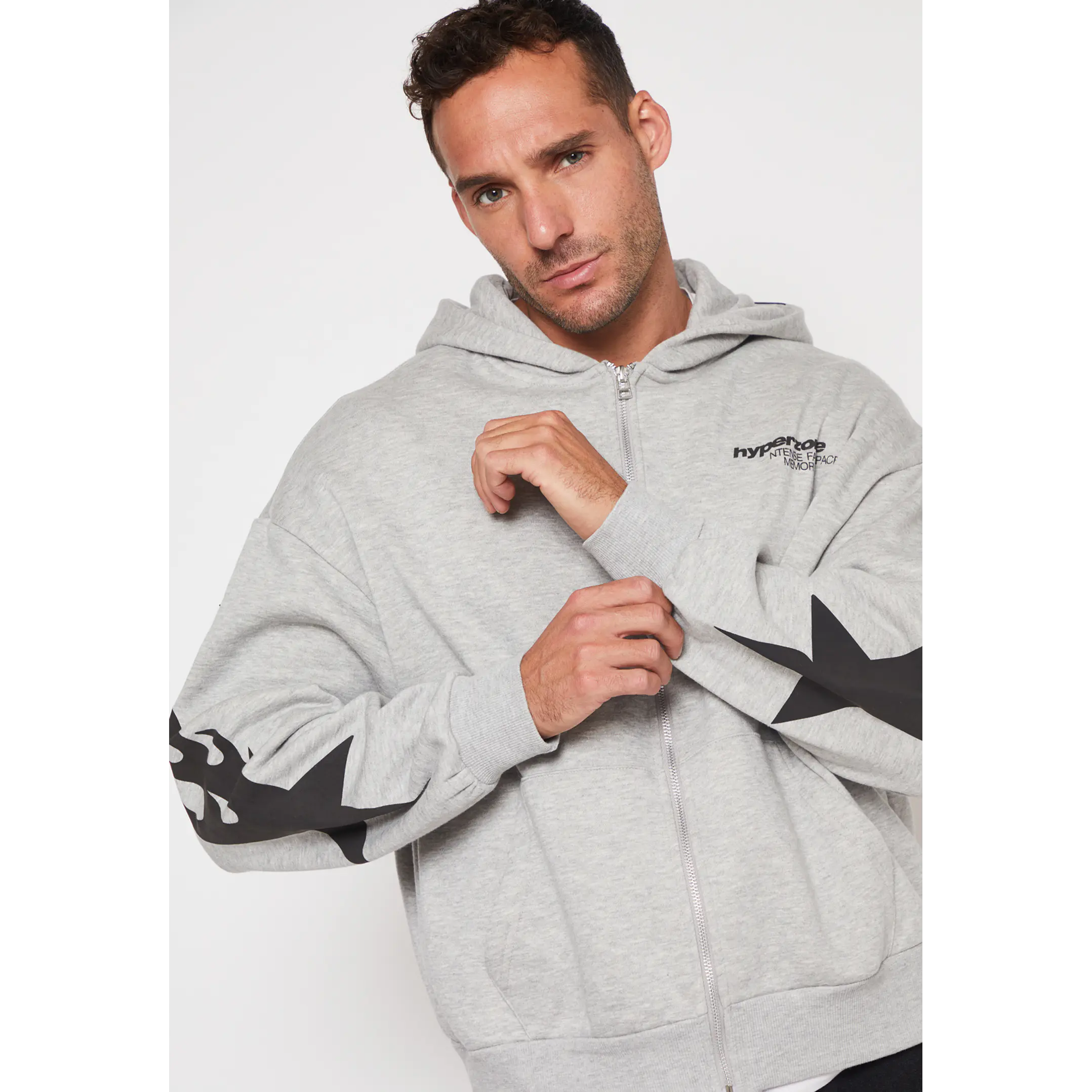 Polerón Boxy Hombre Gris Familyshop 3