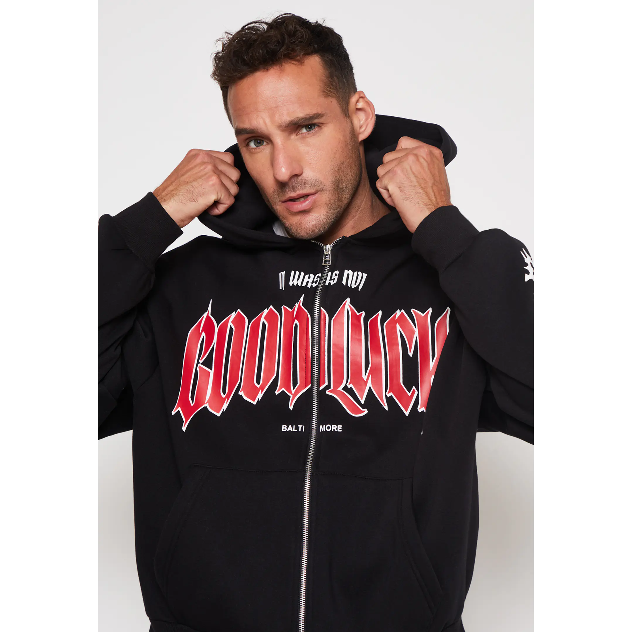 Polerón Boxy Hombre Negro Familyshop 4