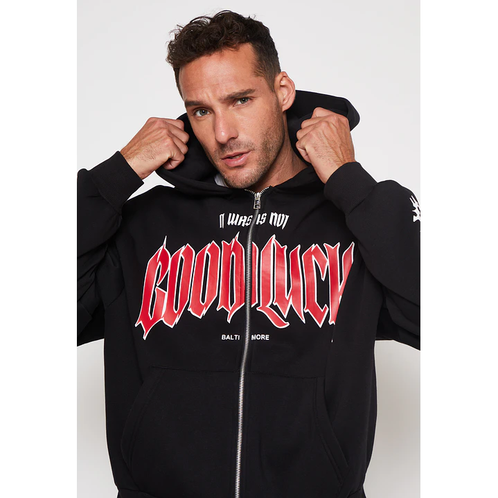 Polerón Boxy Hombre Negro Familyshop 4