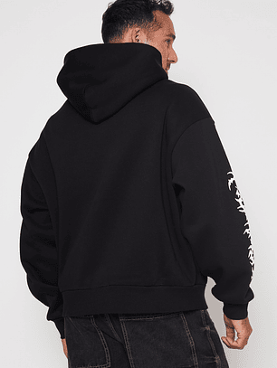 Polerón Boxy Hombre Negro Familyshop