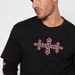 Polera Manga Larga Cruz Hombre Negro Familyshop - Miniatura 2