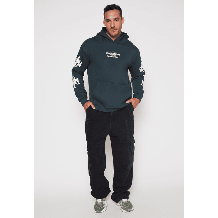 Polerón Death Hombre Verde Familyshop 3