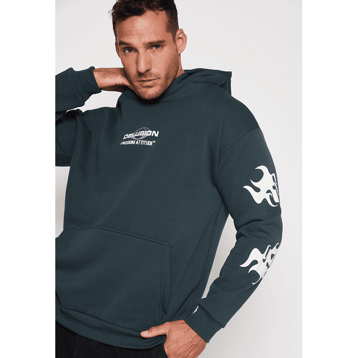 Polerón Death Hombre Verde Familyshop 4