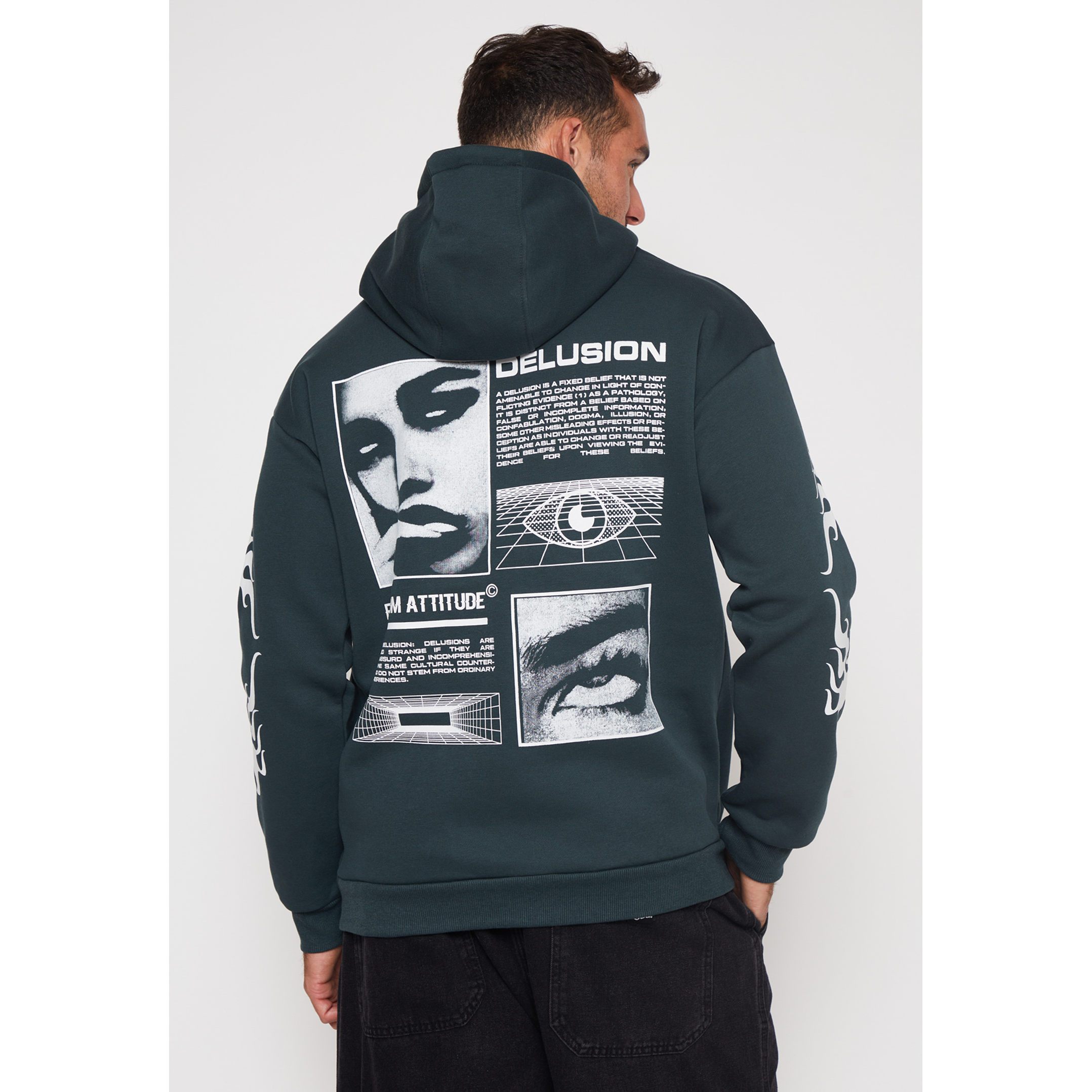 Polerón Death Hombre Verde Familyshop 2