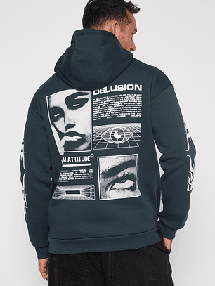 Polerón Death Hombre Verde Familyshop