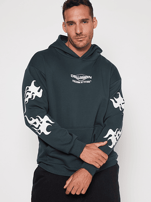 Polerón Death Hombre Verde Familyshop