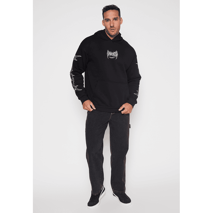 Polerón Death Cobra Hombre Negro Familyshop 3