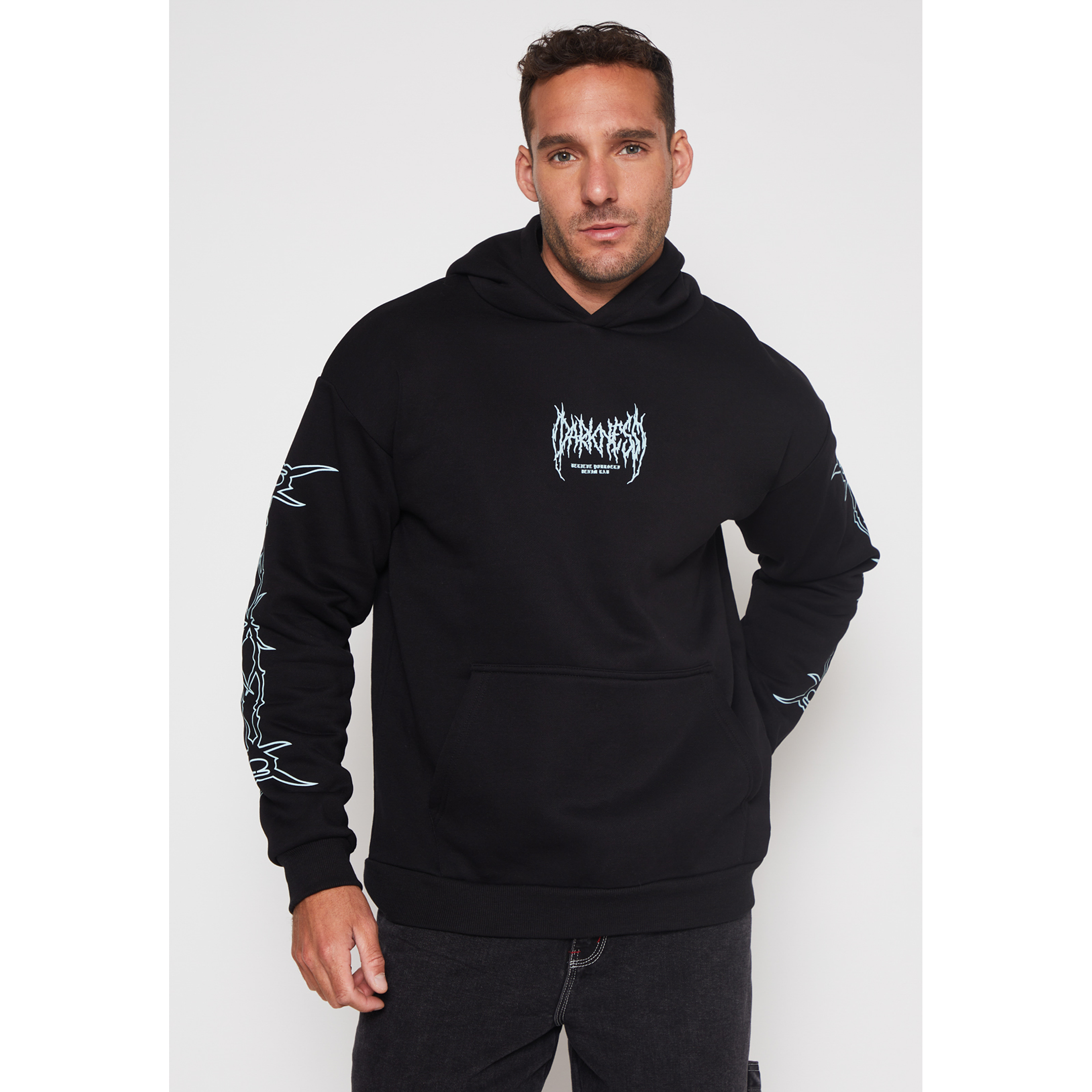 Polerón Death Cobra Hombre Negro Familyshop 1