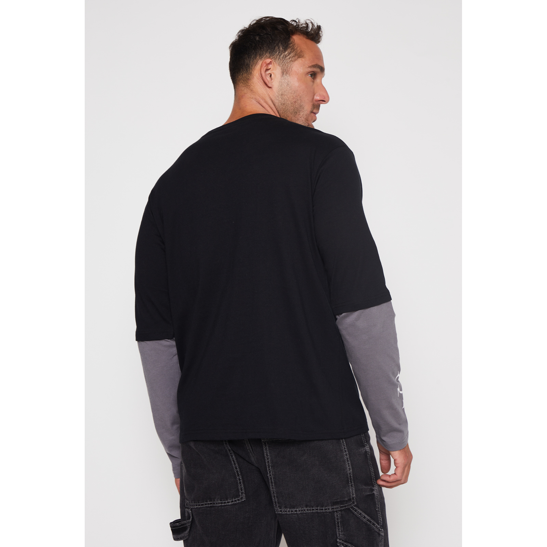 Polera Metal Hombre Gris Familyshop 2