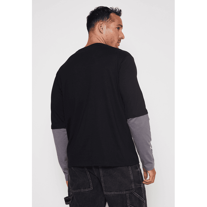 Polera Metal Hombre Gris Familyshop 2