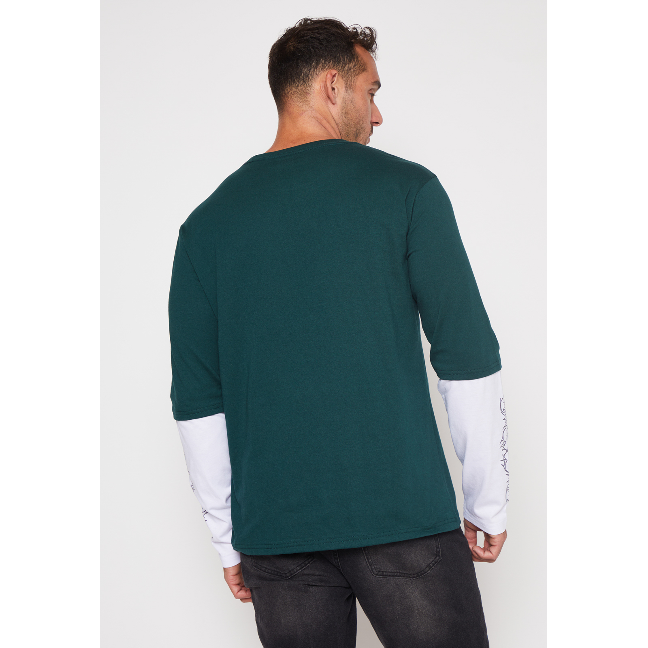 Polera Metal Hombre Verde Familyshop 2