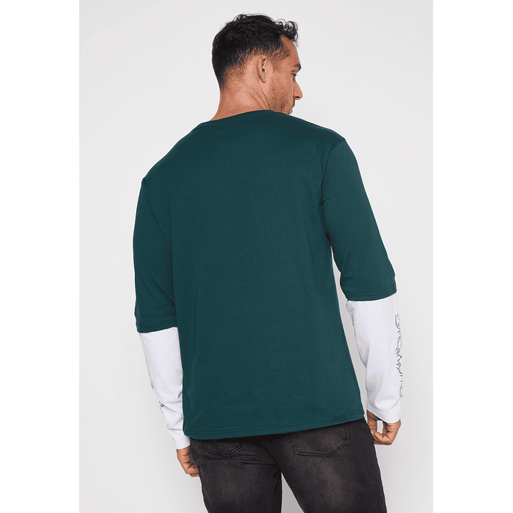 Polera Metal Hombre Verde Familyshop 2
