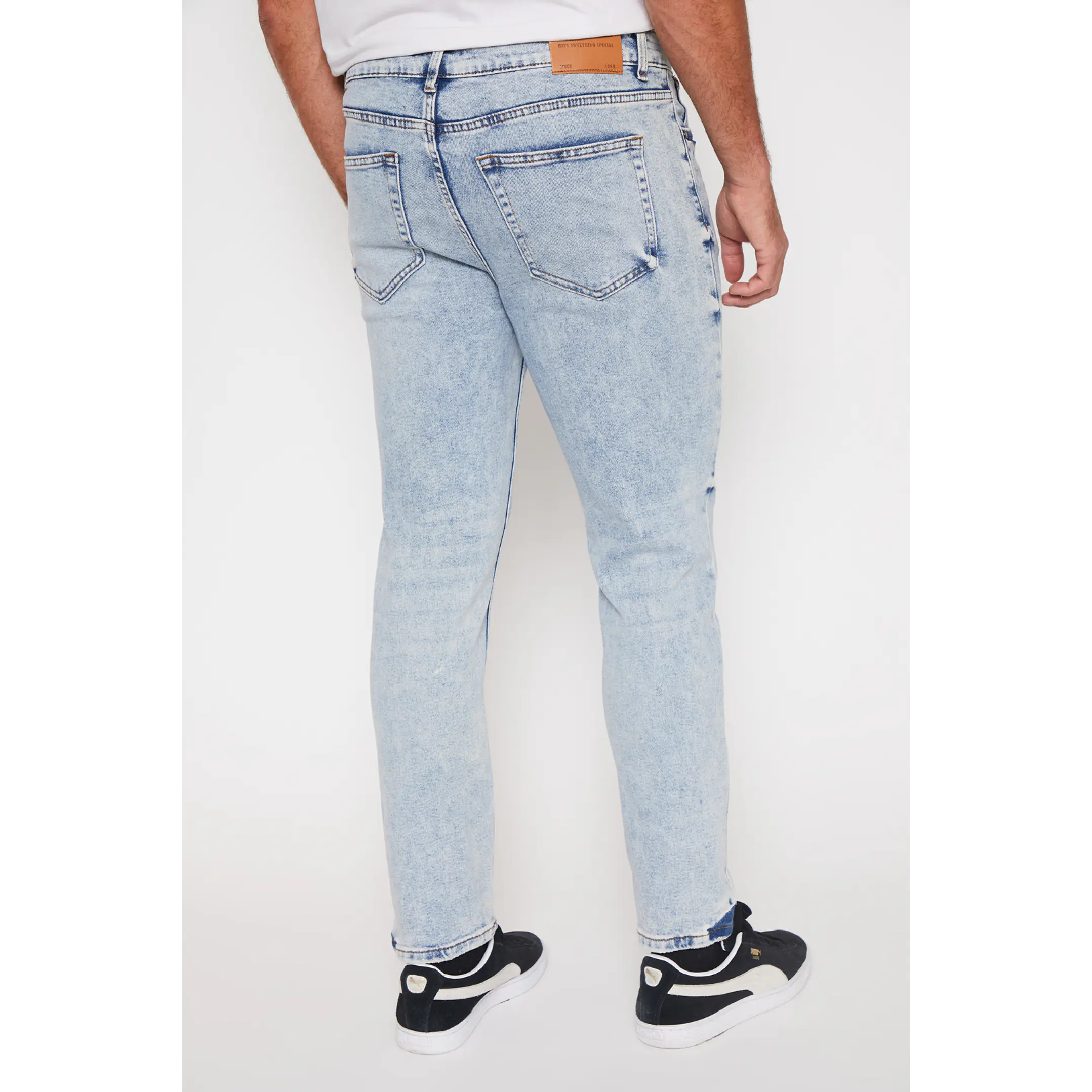 Jeans Cropped Hombre Azul Familyshop 2