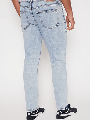 Jeans Cropped Hombre Azul Familyshop