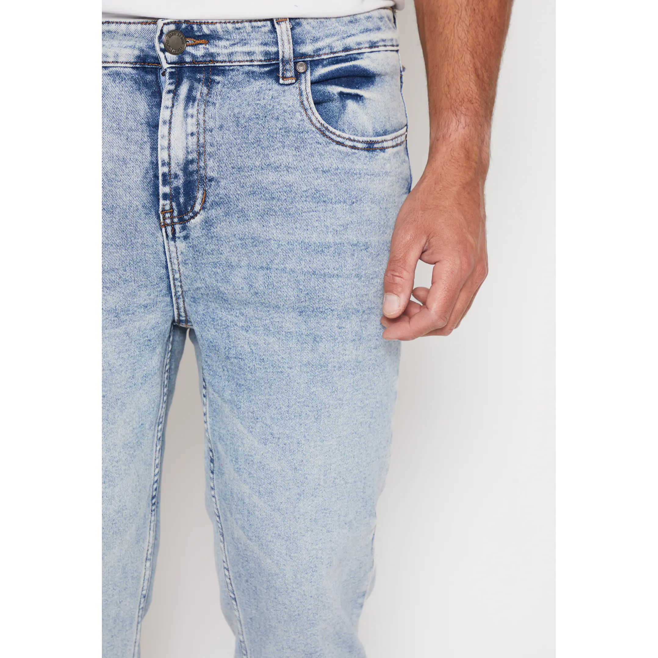 Jeans Cropped Hombre Azul Familyshop 3