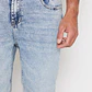 Jeans Cropped Hombre Azul Familyshop - Miniatura 3