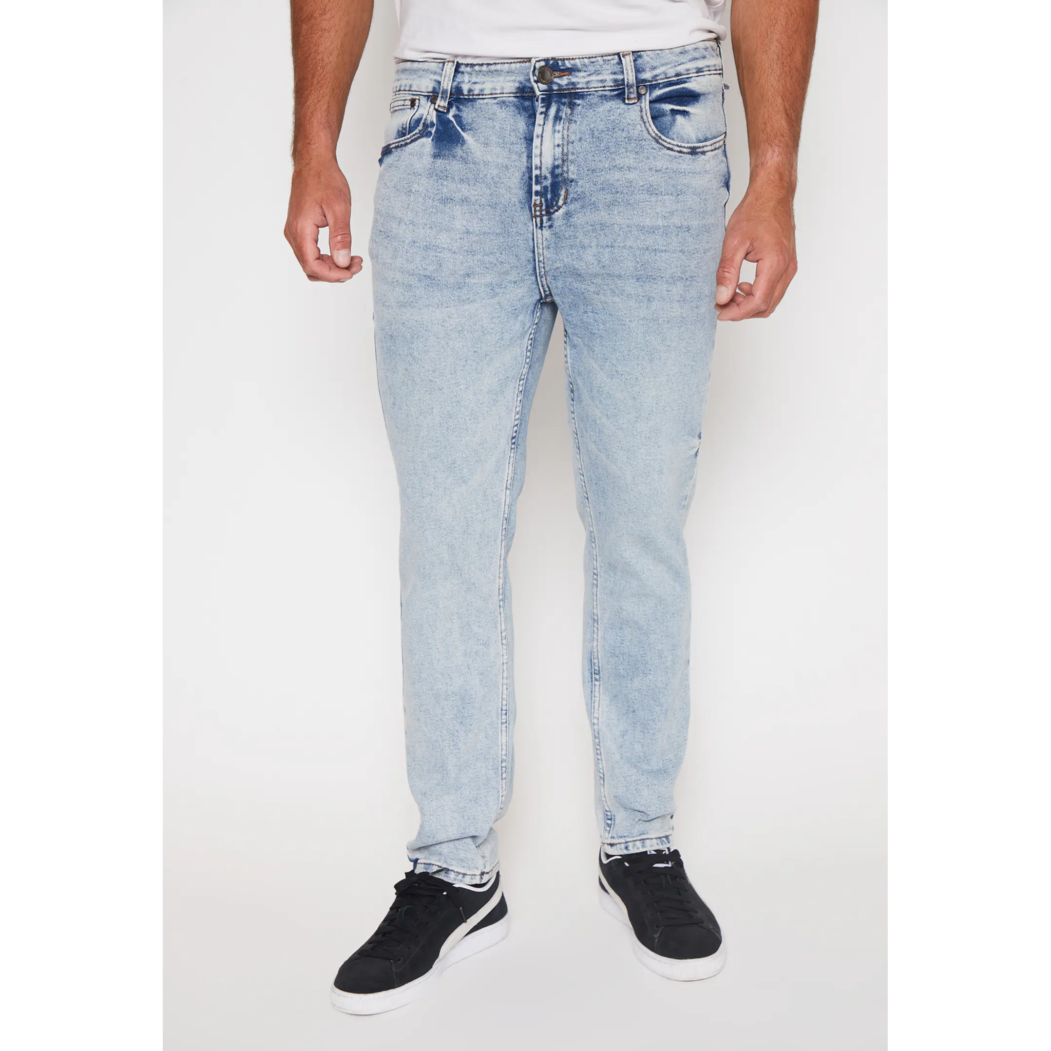 Jeans Cropped Hombre Azul Familyshop 1
